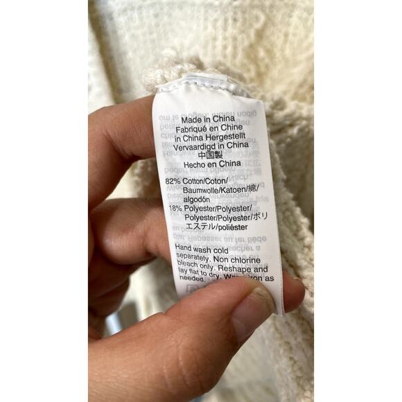 Madewell Bronson Cardigan Sweater Seashell (Cream/Off-White) Small - Picture 6 of 7